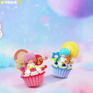 ️现货️ReadyStocks Sanroi Little Twin Stars building blocks toys keeppley 三丽鸥 积木 双子星 梦幻礼品阁 蛋糕杯 街景 模型 拼装 玩具 男 女孩 礼物
