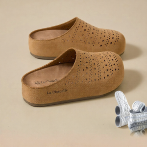 La Chapelle | Versatile Summer Flat Heel Platform Slip-Ons with Soft Soles
