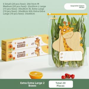 PAKCHOICE | Large Reusable Ziplock Food-Grade Sealing Bag