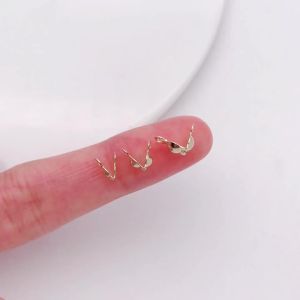 30 Chiếc Khóa Đôi DIY Trang Sức Làm Phụ Kiện Đồng Mạ Vàng 18K Dày Màu Trắng Bạc Cho Vòng Tay Vòng Cổ