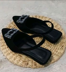 sandal wanita slipOn kode bow086