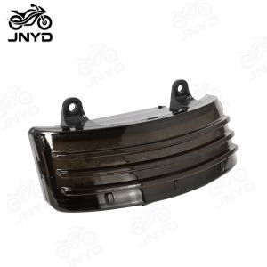 JNYD Motorcycle Tri-Bar LED Rear Tail Brake Fender Tip Light For Harley Touring Street Road Glide 2014-2023
