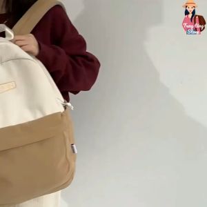 Cặp học sinh nữ đi học đi chơi xinh xắn đáng yêu thời trang ulzzang hàn quốc phối màu đáng yêu chất liệu mềm mại TTS34