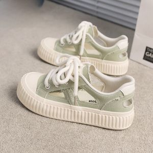 Womens Thick Bottom Sandals Summer Versatile Hollow out Anti-Slip Sports Beach Shoes Casual Low Cut Fashionable Slip-On