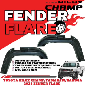 GCAO FENDER FLARE HILUX CHAMP / TAMARAW / RANGGA 2024 (12209)