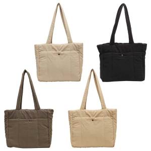 MOJOYCE Womens Stylish Cloud Tote Bag with Puffer Style and Adjustable Strap for Work and Leisure