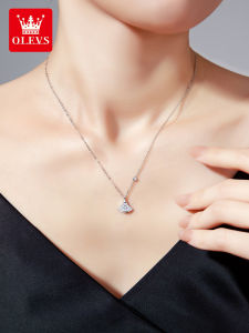 OLEVS | Fade-Resistant Ins Fashion Shell Studded Steel Ladys Necklace
