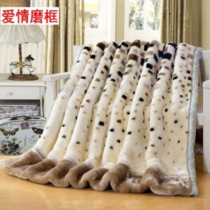 Ultra Soft Thickened Winter Warm Double Layer Wedding Celebration Single Double Person Blanket Fazeya Casual Woolen Throw Blanket