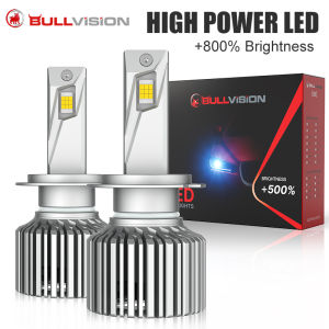 300W 30000LM H7 H4 H11 LED Car Headlight Bulbs H8 H9 9005 HB3 9006 HB4 9012 6500K White Super Bright 18PCS CSP Chip Turbo Fan