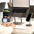 ARAREE ERGO Stand II แท่นวางสำหรับ Notebook โน๊ตบุ๊ค Tablet สี Dark Grey. 