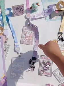 Aksesori Kantor Kuromi: ID CARD Holder & Lanyard Desain Unik