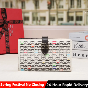 CH Luxury Brand Spring Fashion Womens Organizer Wallet Coin Purse Long Large Capacity Card Holder Coin Purse 2025 High Quality