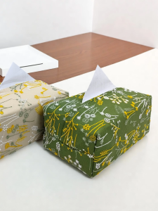 กล่องใส่ผ้าเช็ดหน้าผ้าฝ้ายแท้สองชั้นทอลายมือทำจากมือ กล่องใส่ผ้าเช็ดหน้าสำหรับห้องนั่งเล่นในบ้าน กล่องใส่ผ้าเช็ดหน้าแบบใช้แล้วทิ้ง