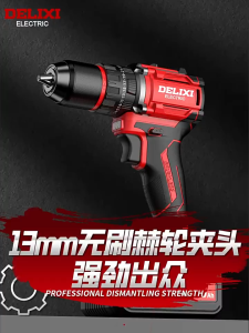 DELIXI 21V Cordless Impact Drill – High Torque & Wide Range