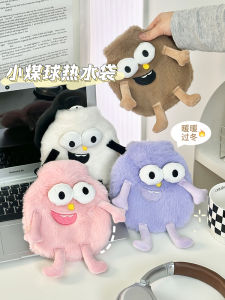 Thickened Plush Winter Hot Water Bottle Female Cute Bear Heating Hand Warmers Rechargeable Soft Touch Deflate Safety Heat Pack