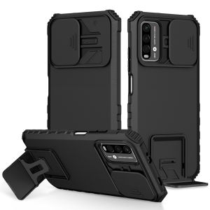 Slide Camera Armor Phone Case for Xiaomi 11T 11 Lite POCO X3 NFC M3 M4 X4 X5 X6 Pro C40 4G 5G NE Plastic Holder Hard Cover
