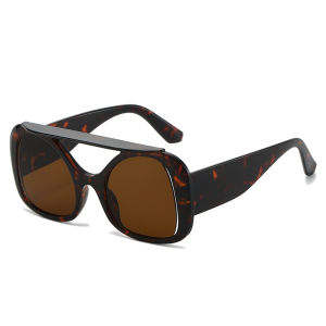 Unique Sunglasses Women  Men Double Beam Bold Temple UV400 Sun Shades Suitabel For Travel Causal Eyewear