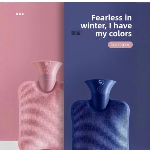 Portable Large Size Womens Hot Water Bottle High Density PVC Warm Hand Warmer Fillable Warm Water Bag for Stomach And Hands