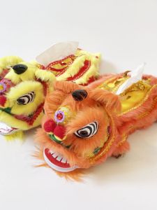 2024 Lion Head Decoration Accessible Luxury High-End Tissue Cover Lion Dance Desktop Tissue Box For Home Car Handicraft