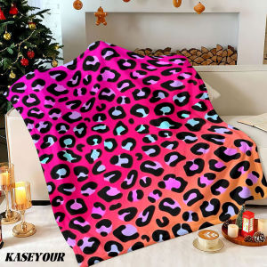 Beast Kingdom | Chăn Nỉ Lông Báo Neon Mềm Mại Ấm Áp Phong Cách Hiện Đại Dùng Được Cho Ghế Sofa Mùa Đông Mùa Hè Quà Tặng Ấm Áp Cho Người Lớn Không Xù Lông Dễ Mang Theo