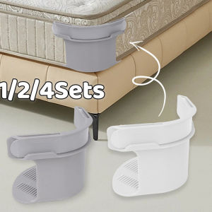 4 cái Kẹp Tấm bọc giường kẹp cố định tấm ga trải giường Kẹp giữ dây đai Tấm trải chăn thiết bị cố định chống trượt vô hình Kẹp Ga trải giường