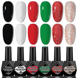 Bộ Sơn Móng Tay Gel Màu Hồng 6 Chiếc Dùng Được Quanh Năm Sơn Móng Tay Gel UV Không Gây Dị Ứng Bề Mặt Óng Ánh Phù Hợp Với Móng Tự Nhiên