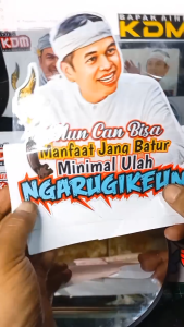 Ekslusif Stiker Print Kata-kata Kang dedi Mulyadi / KDM / Bapak Aing
