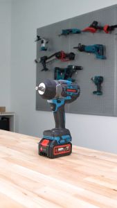 🔥Bulacan Stock🔥3500N.M Brushless Electric Impact Wrench 3/4 inch Cordless Electric Wrench Truck Car Repair Tools High Power Tools For Makita 18V Battery