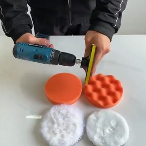KELETOOL cordless Wax Polish Machine and impact drill mesin polish kereta Drill + 5 Polishing Pad Set 电钻 拋光機 Car polish