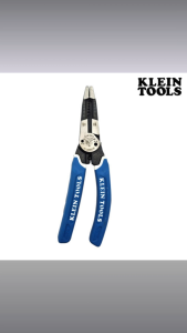 Klein Tools K12065CR Multipurpose Cable Stripper – Heavy-Duty Wire Stripping Cutting & Twisting Tool
