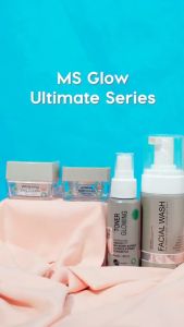 MS Glow Ultimate Series Original BPOM Kemasan Terbaru Free Pouch / Cream Wajah Flek / Anti Aging