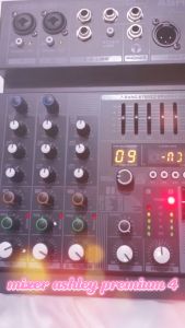 mixer ashley premium 4 premium4 usb mp3 recording original 4 Channel Mixer2 Mono/2 Stereo