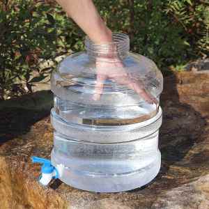 Wide Mouth Food Grade Transparent Water Dispenser With Tap