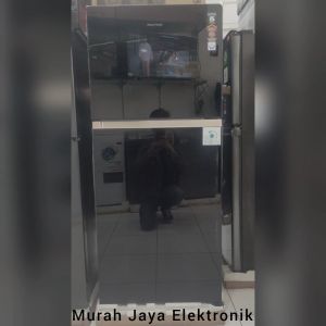 KULKAS POLYTRON PRW 23 MNX LEMARI ES 2 PINTU PRW 23 MNX TEMPERED GLASS KHUSUS BANDUNG GARANSI RESMI By TMJ