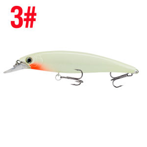 AKAKUMA | 1Pc Sinking Minnow Lure Bait 13.3g/11.3cm Casting Lure Crankbait 3D Eyes Artificial SwimBait for Bass Trout Snakehead Pike