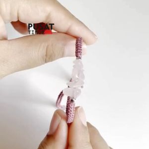 Gelang Kepang Serut Batu Alam: Aksesori Wanita Kekinian