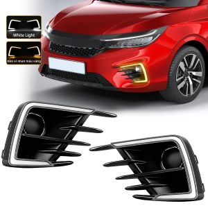 Cụm Đèn Sương Mù LED Honda City RS 2020-2022 Đèn Chạy Ban Ngày Màu Vàng Xi Nhan Chống Nước Tương Thích Với Honda City RS