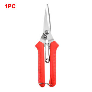 1/2PCS Straight Head Pruning Shears Non-slip HandleStainless Steel Outils Manuels Household Bonsai Garden Scissors Pruing Shear
