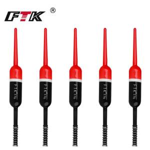 FTK 5 Chiếc Phao Câu Cá Bằng Gỗ Balsa Bobbers Phao Lò Xo Dọc Trượt Cho Cá Crappie Panfish Cá Da Trơn Walleye Bass - Barguzinsky Fir