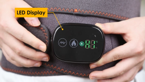 Hnann Lower Back Massager Cordless Heating Pad for Back Pain Relief with Advanced 3 Airbags Massage 3 Vibration 6 Heating Levels Gifts for Women Men Mom Dad