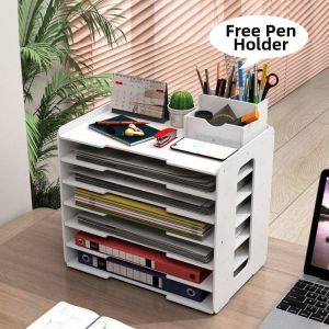 LIWAN | File Organizer Storage Shelf Multi-level