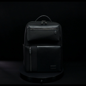 Hesbrow - Onyx Pro Backpack Travelling dan Business Trip Ransel Pria Cowok Kapasitas Laptop 16 inch USB & Type C charging port include sling bag 2 in 1 Premium Waterproof Hitam Muat Banyak - FREE BOX
