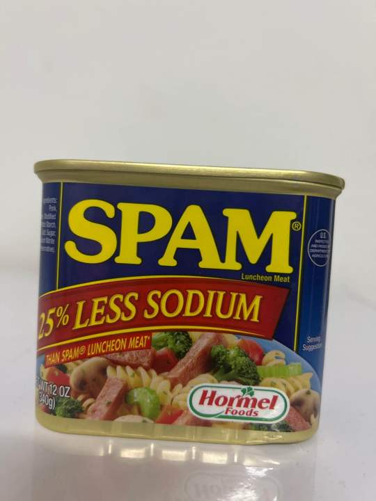 SPAM 25% Less Sodium 340G | Lazada.co.th