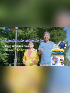 Glucosamine plus + Tumeric giảm đau nhức xương khớp - Hộp 60 viên nhập khẩu Châu Âu | InnoPharm