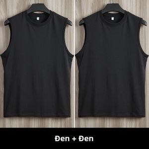 HKRUT | Áo Thun Thể Thao Không Tay Dễ Dàng Bằng Cotton