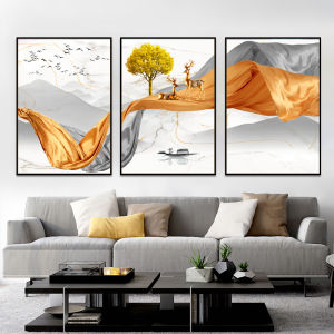 ภาพตกแต่งสไตล์นอร์ดิก ภาพพิมพ์บนพลาสติก ภาพลิงลายพิมพ์ 3 ช่อง ภาพพื้นหลังโซฟา ภาพลิง ภาพพิมพ์ 3 ช่อง ภาพพิมพ์ 3 ช่อง