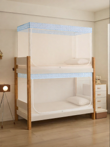 Kheng | Student Dormitory Mosquito Net For Bunk Beds White Transparent