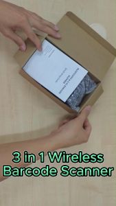 NETUM Barcode Scanner Wireless 1D 2D QR Code Scanner POS Reader USB+Bluetooth+2.4G Wireless USB Dongle Long Range