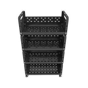 ชั้นวางของอเกนประสงค์ 3ชั้น/4ชั้น ชั้นวางของ มีล้อเลื่อน วางของได้เยอะ ชั้นวางของในครัว วัสดุพลาสติก