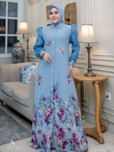 AZEZA KAYLA  Baju Dress Gamis Wanita Muslimah Kayla Dress Azeeza By Wadah Muslim. Nazra Sha